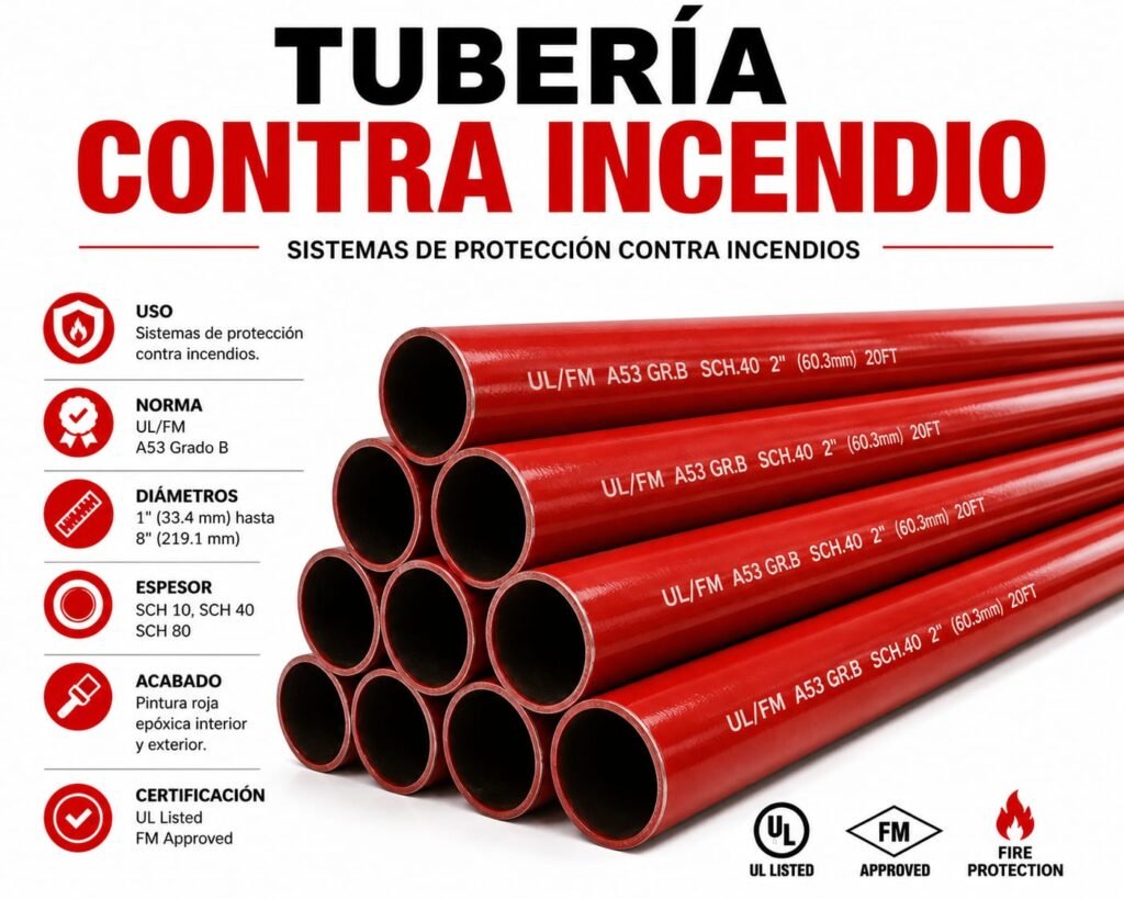 TUBERIA CONTRA INCENDIO